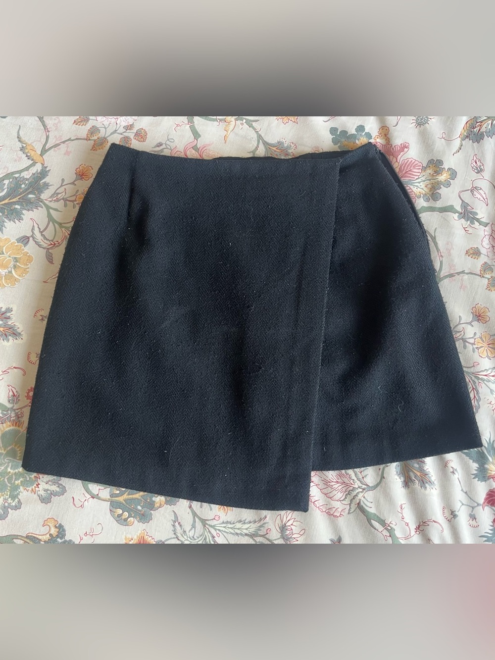 Black A-Line Mini Skirt (with pockets!)